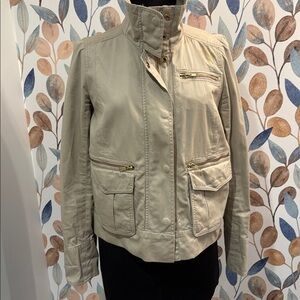 J Crew Jacket with Gold Accents